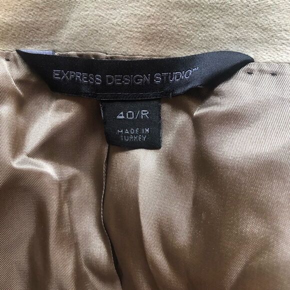 EXPRESS DESIGN Studio Blazer, Tan 40R - Picture 4 of 6